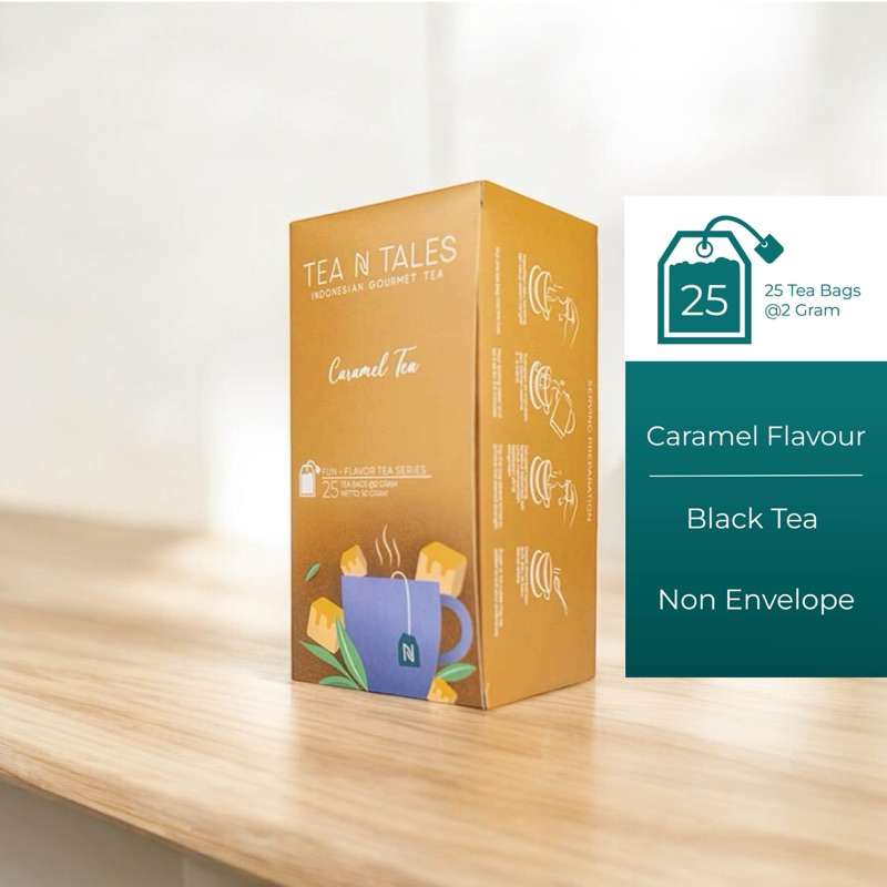 Jual Teh Celup Caramel Tea by Tea N Tales | Shopee Indonesia
