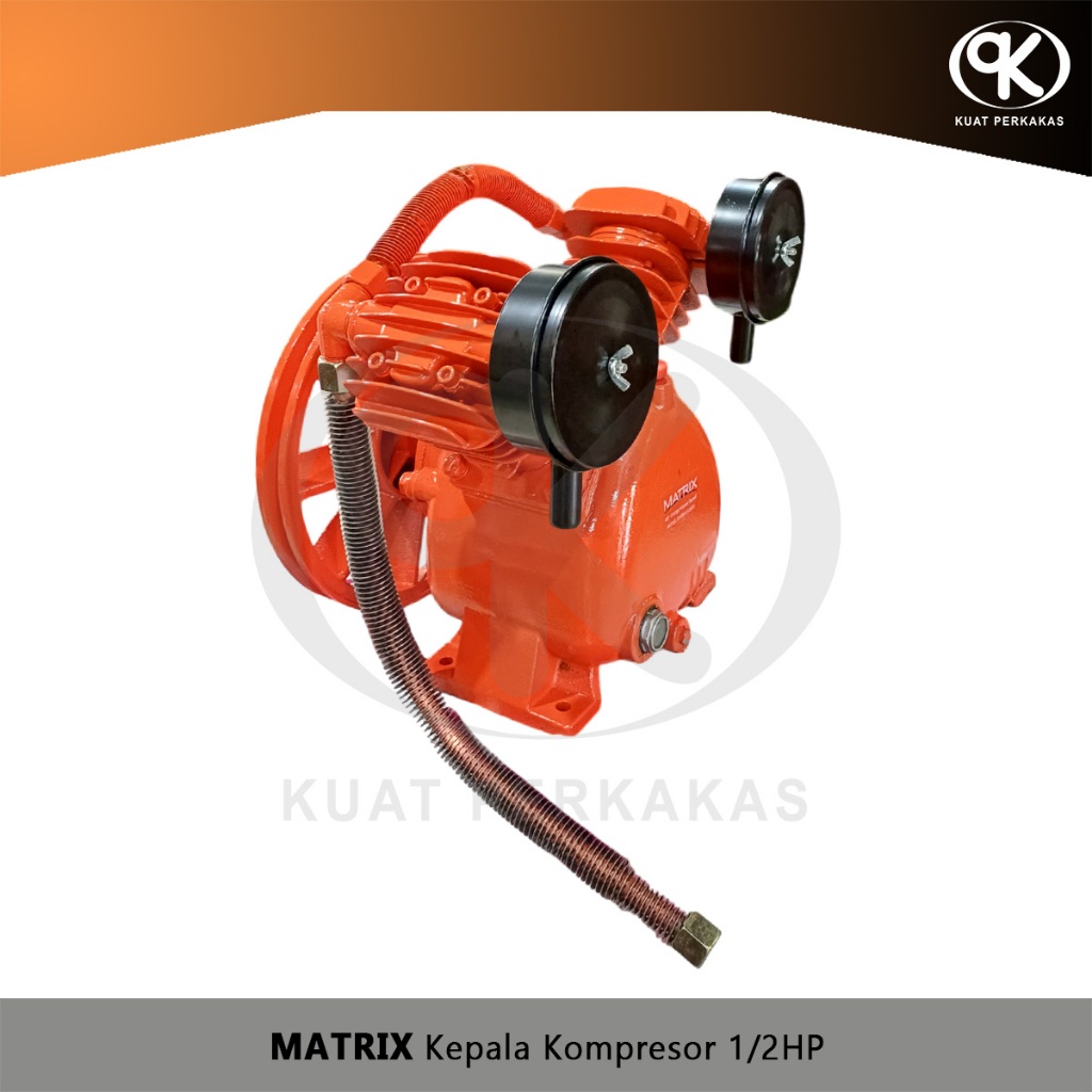 Jual Kepala Kompresor 1/2HP MATRIX Bare Compressor 2 Silinder | Shopee ...
