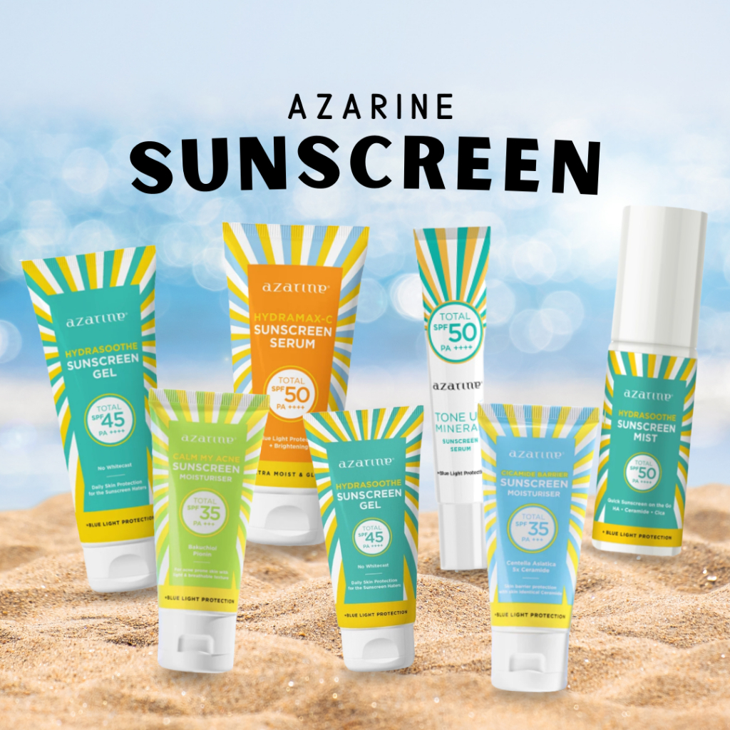 Jual Azarine Sunscreen The Series | Shopee Indonesia