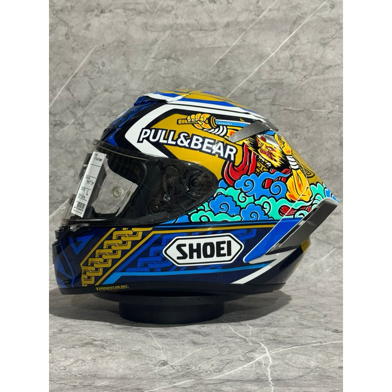 harga helm shoei x14 motegi X-Fifteen Marquez 4 Helmet F Shield and QR Spirit Shoei Motegi Jual HELM