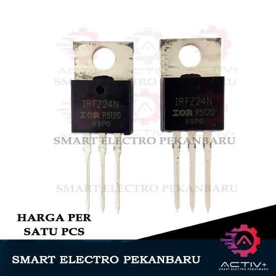 Transistor MOSFET IRFZ24 N-Channel 60V 17A TO-220 - International Rectifier - Neuf D'origine