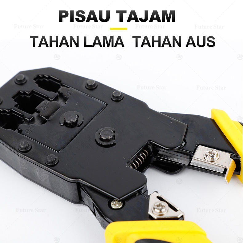 Jual Tang Potong Kupas Kabel 4P 6P 8P Self-Adjusting Wire Strippers 3 ...