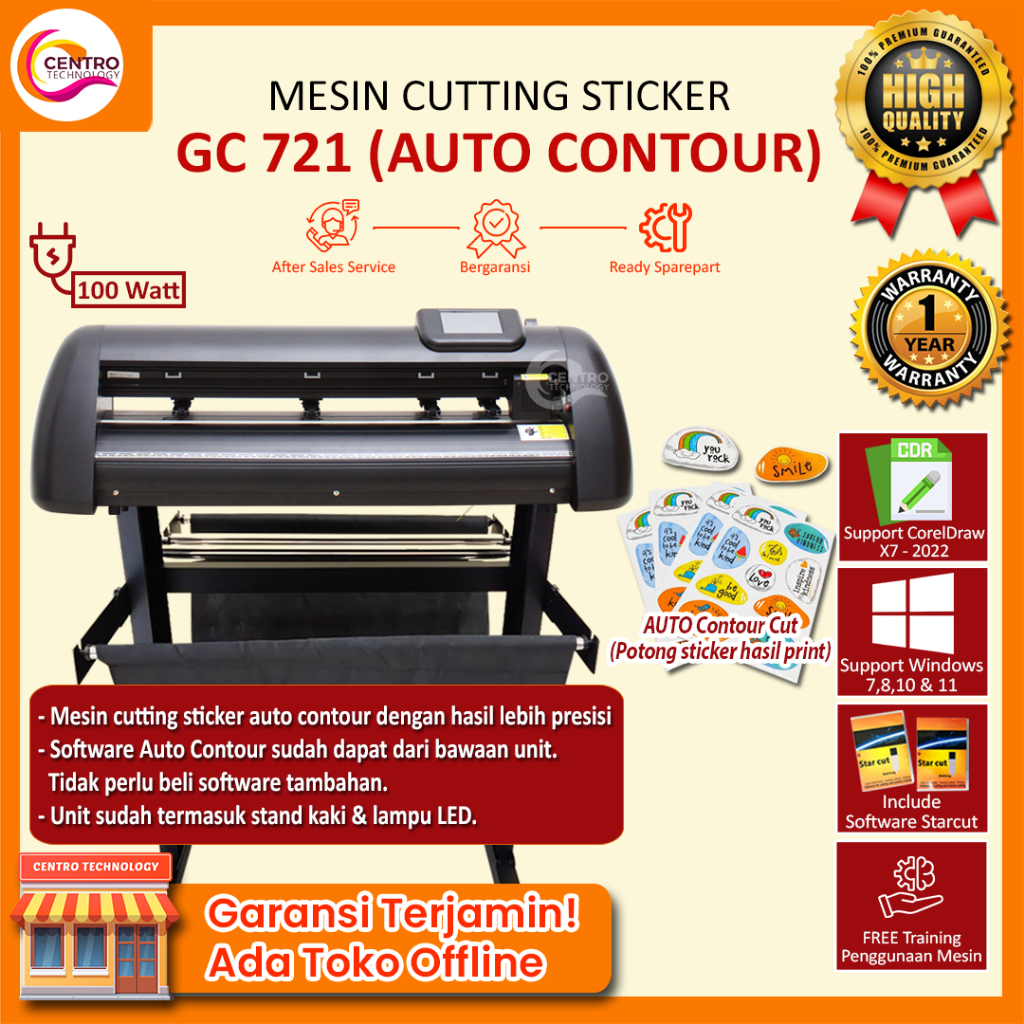 Jual Mesin Cutting Sticker JINKA GC 721 - JINKA GC PRO LED 721 CAM ...