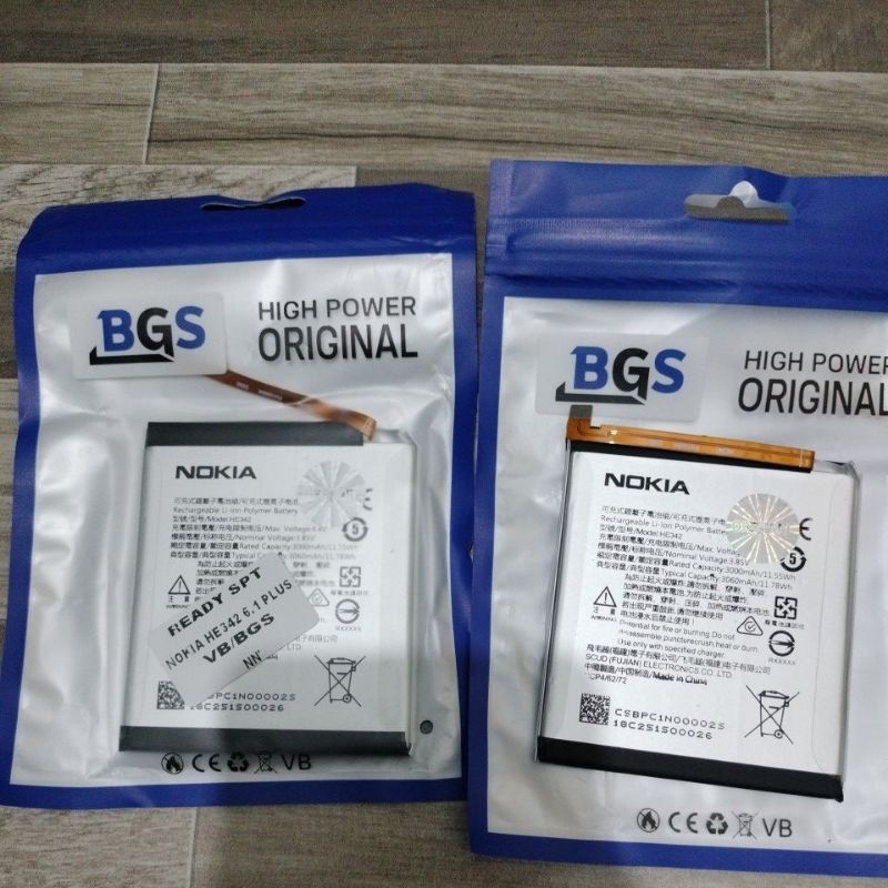 Jual BATRE BATRAI NOKIA 6.1+/NOKIA 6.1 PLUS/X6/HE342 DABLE IC BGS ...