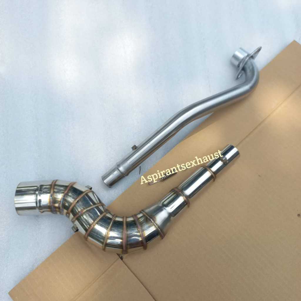 Jual Stainless pipe HighMount Power pipe Wave 125 xrm 125 Wave 110 100 ...