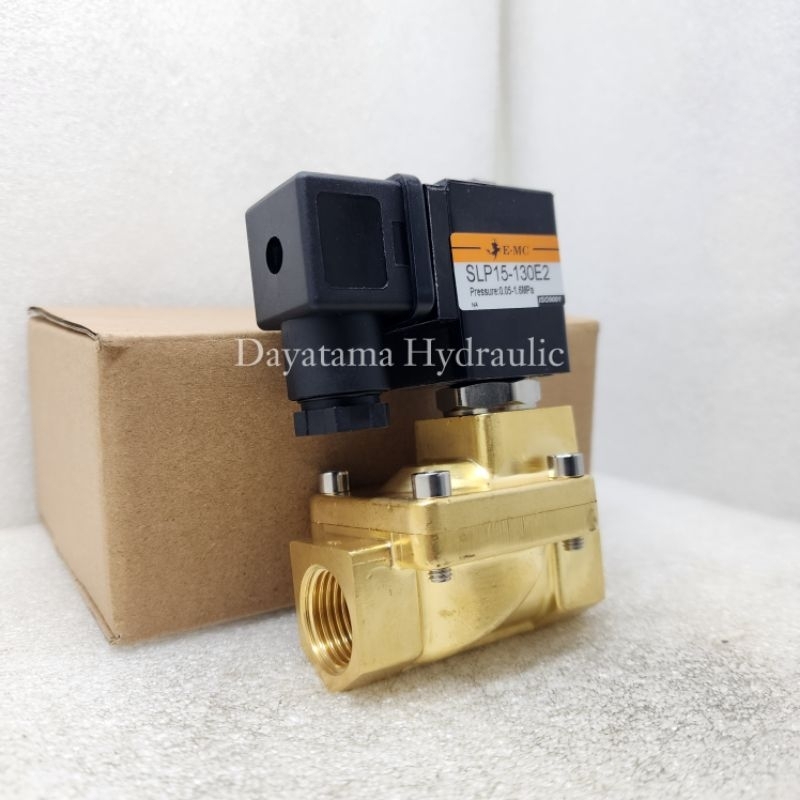 Jual SLP25 / SLP 25 SOLENOID VALVE 2 WAY DRAT 1" INCH KUNINGAN NORMAL ...