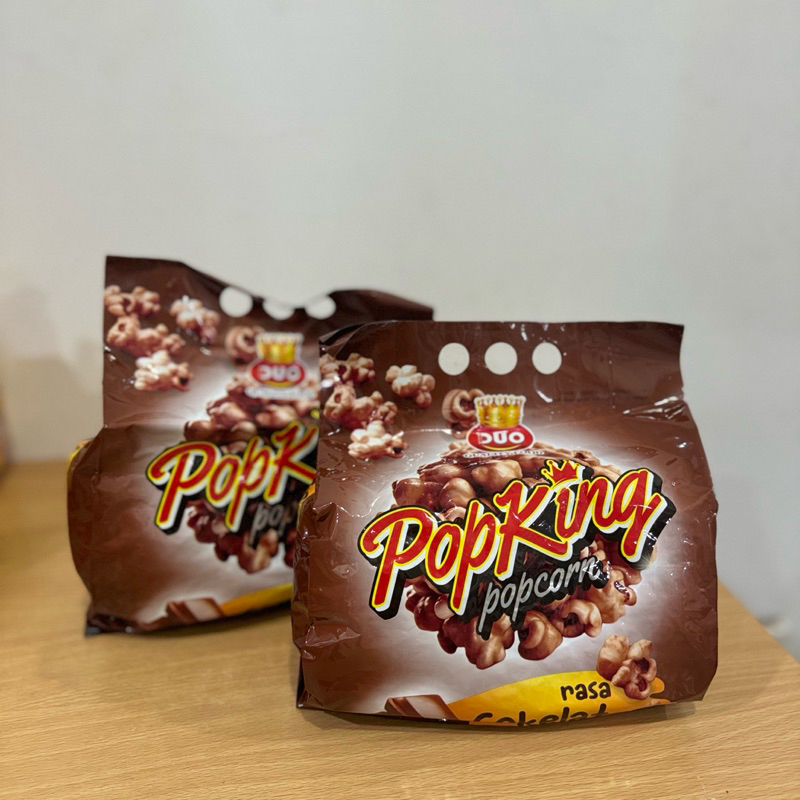 Jual POP KING - POPCORN VARIANT RASA CARAMEL DAN COKELAT 200gram ...