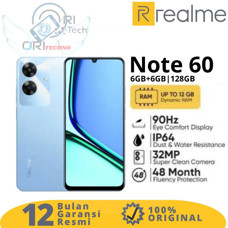 Jual REALME NOTE 70 | NOTE 60x 6/128 - 4/128 - 4/64 Baru Tahan