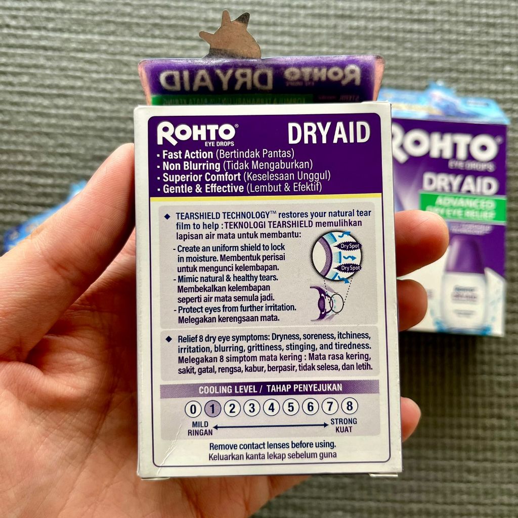 Jual ROHTO DRY AID DryAid Import Eye Drops Advanced Dry Eye Relief 10mL ...