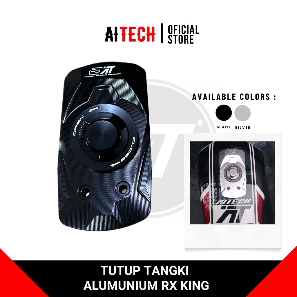 Jual Fuel Cap Tutup Tangki Alumunium RX King Aitech | Shopee Indonesia