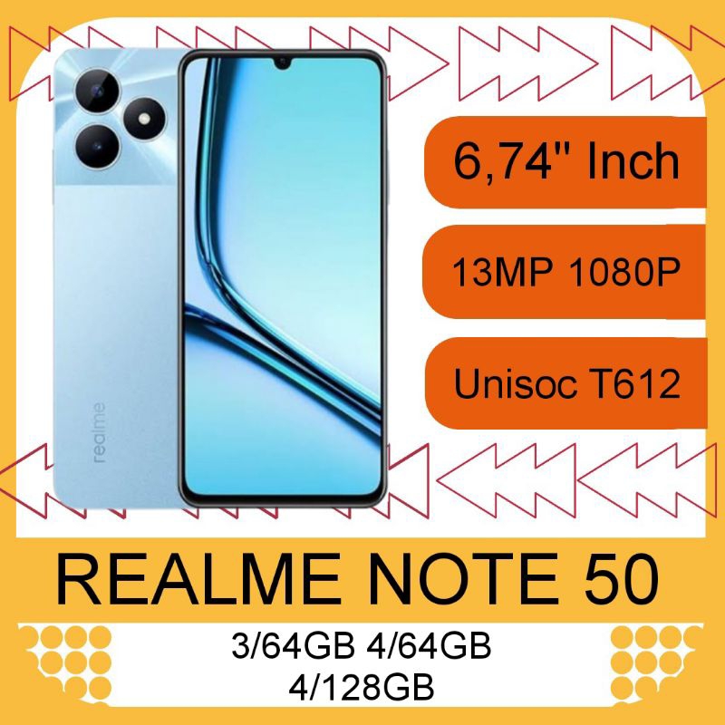 Jual REALME NOTE 50 - [ RAM 4/128GB ] [ 4/64GB ] [ 3/64GB ] - FREE ...
