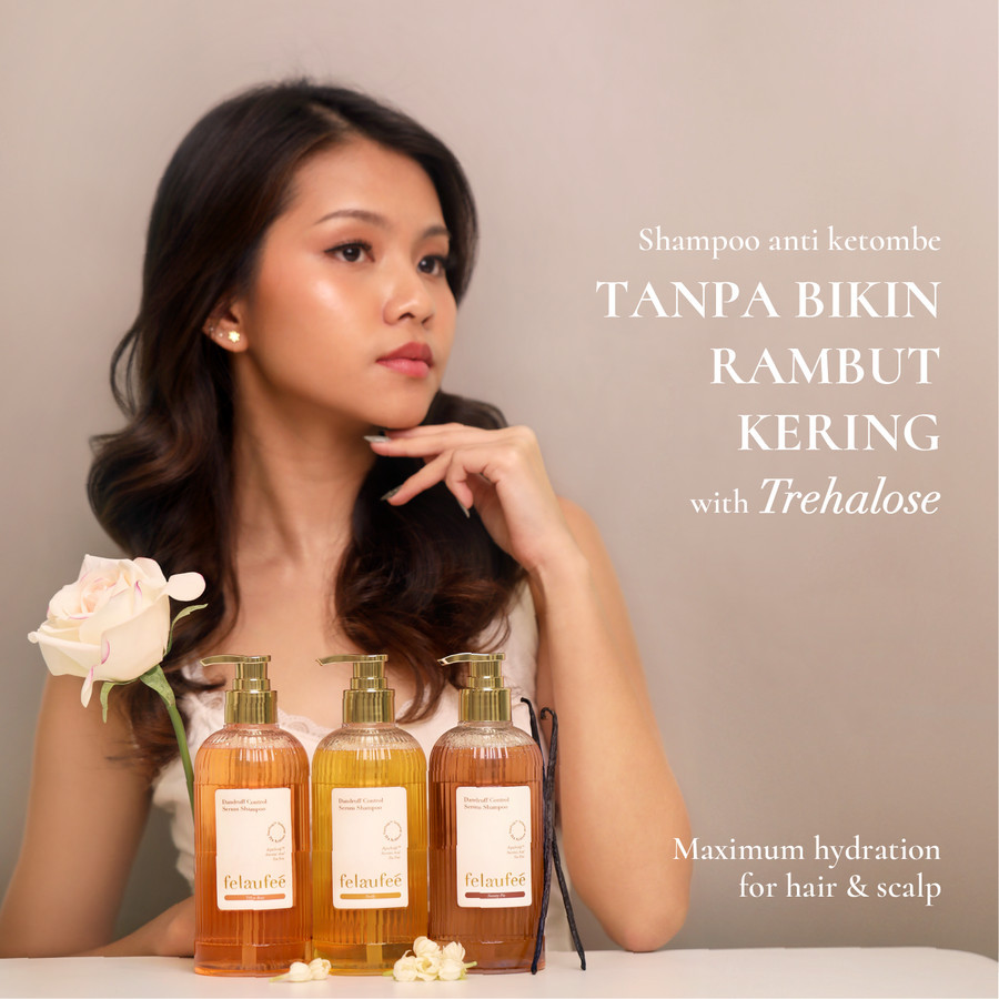 Jual FELAUFEE - Dandruff Treatment Serum Shampoo - Bundle 3 Varian ...