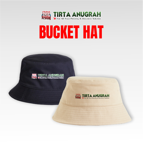 Jual Topi BUCKET HAT Custom Desain Nama Sendiri Atau Topi Bucket Korea ...