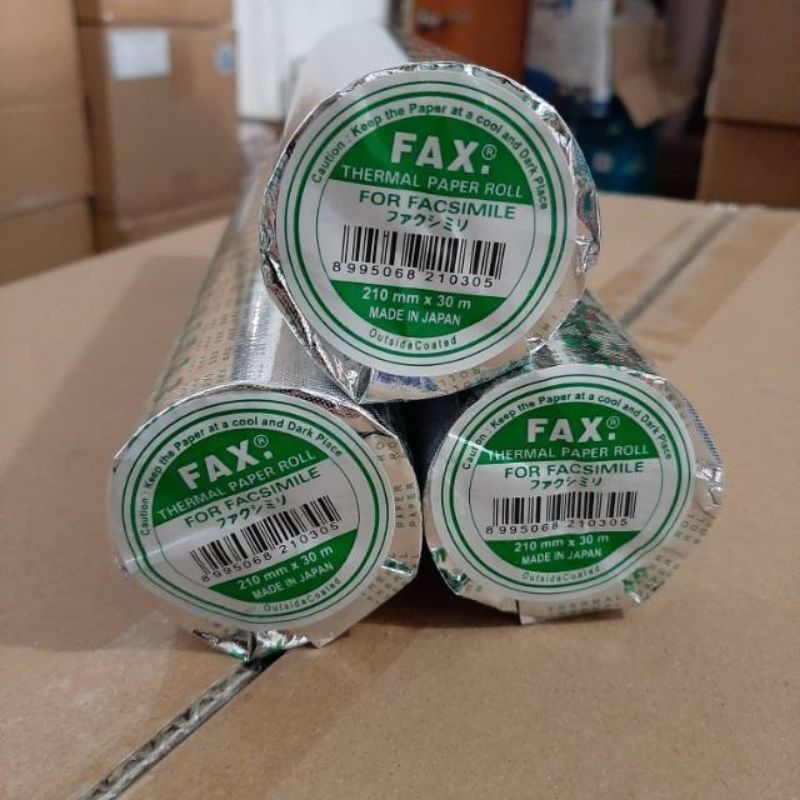 Jual Kertas Fax 210 x 30 Thermal Paper Rol Merek FAX | Shopee Indonesia