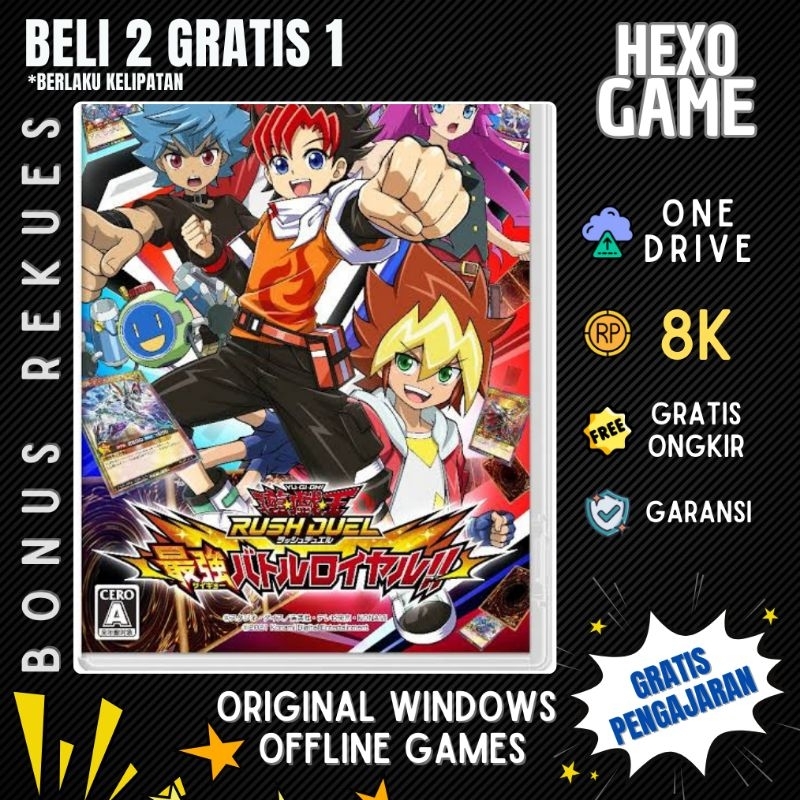 Jual Yu-Gi-Oh! RUSH DUEL: Dawn of the Battle Royale!! - PC Game Adv ...
