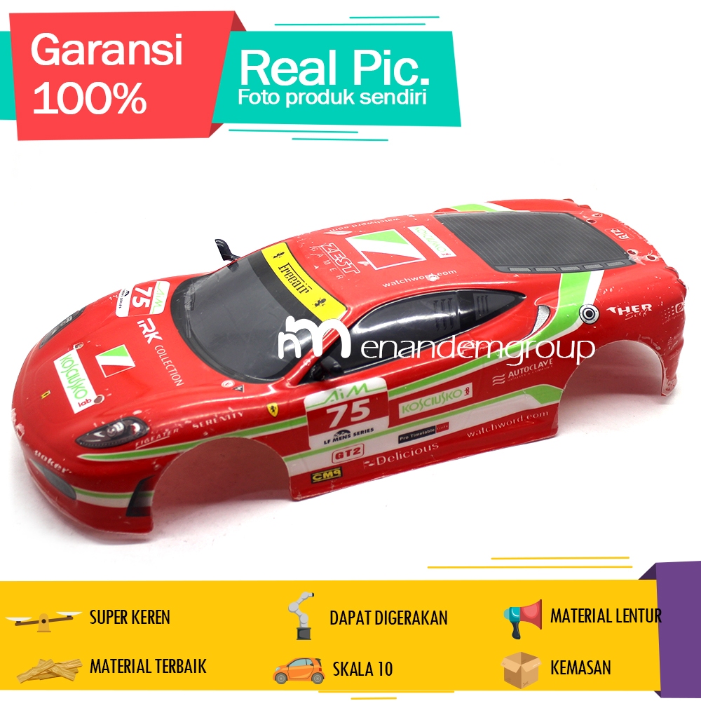 Jual Spare Part Modifikasi Mobil RC Drift V Max 4WD Body Base Lentur 1/ ...