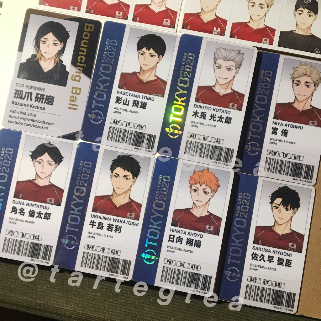 Haikyuu school ID card merch set from @ri_mumu deals !