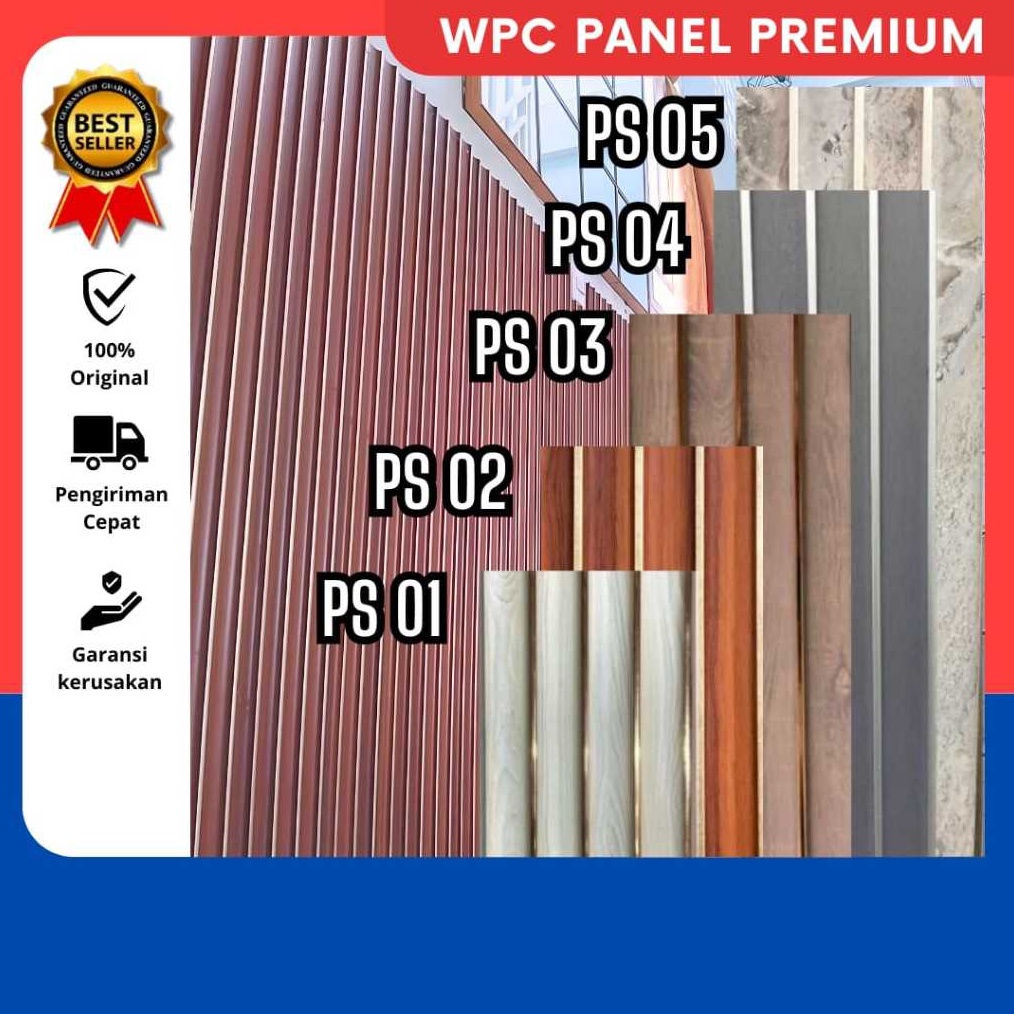 Jual Wpc panel 1meterkisikisiWallpanelWpc rah | Shopee Indonesia