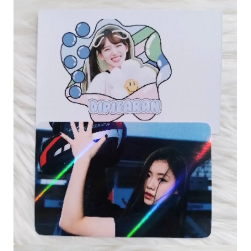 Jual 『LESSERAFIM - Kim Garam』photocard ex le sserafim black