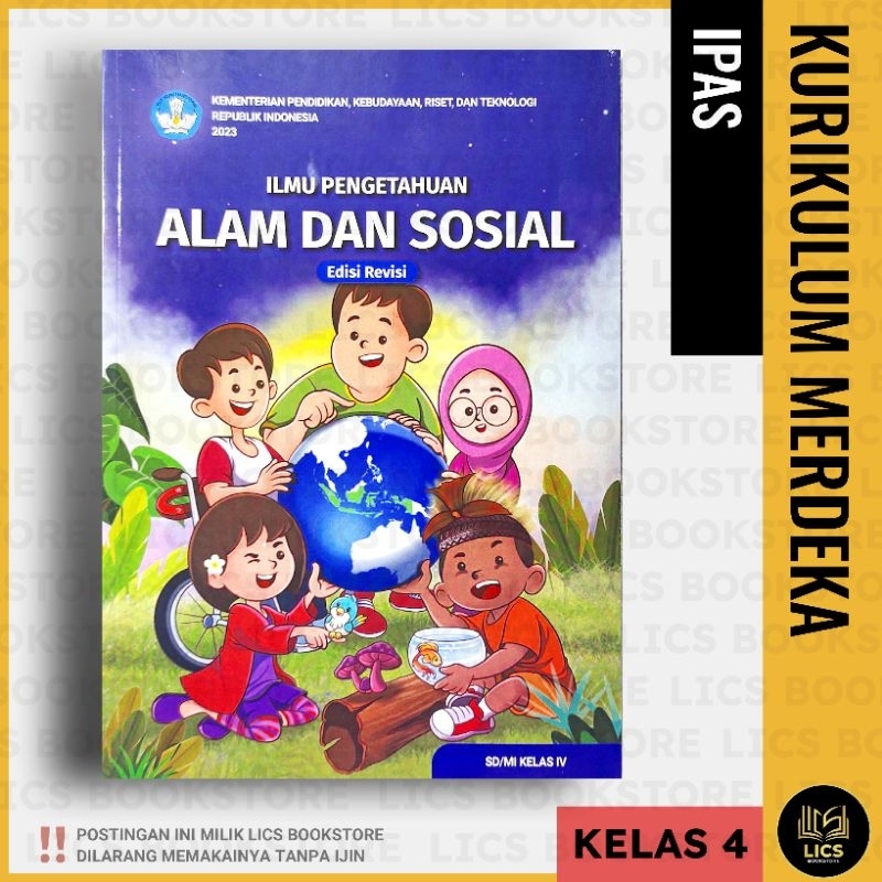 Jual Buku IPAS Ilmu Pengetahuan Alam dan Sosial Edisi Revisi Kelas 4 SD ...