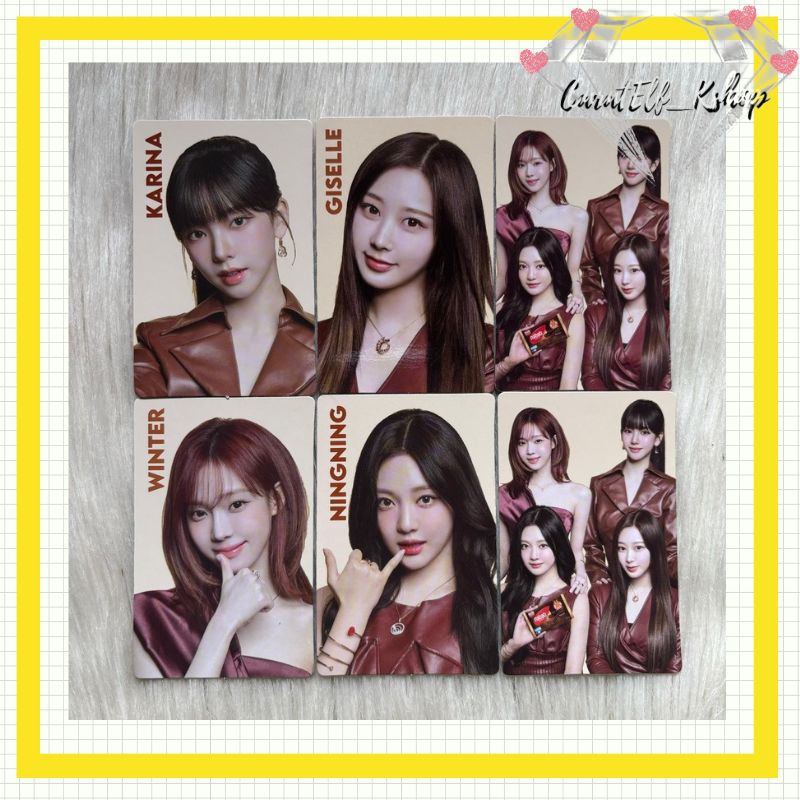 Jual PHOTOCARD NABATI X AESPA OFFICIAL | Shopee Indonesia