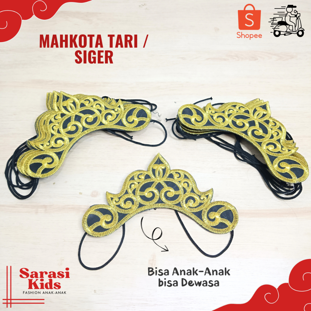 Jual Siger tari siger mahkota termurah anak siger sunda anak dewasa ...