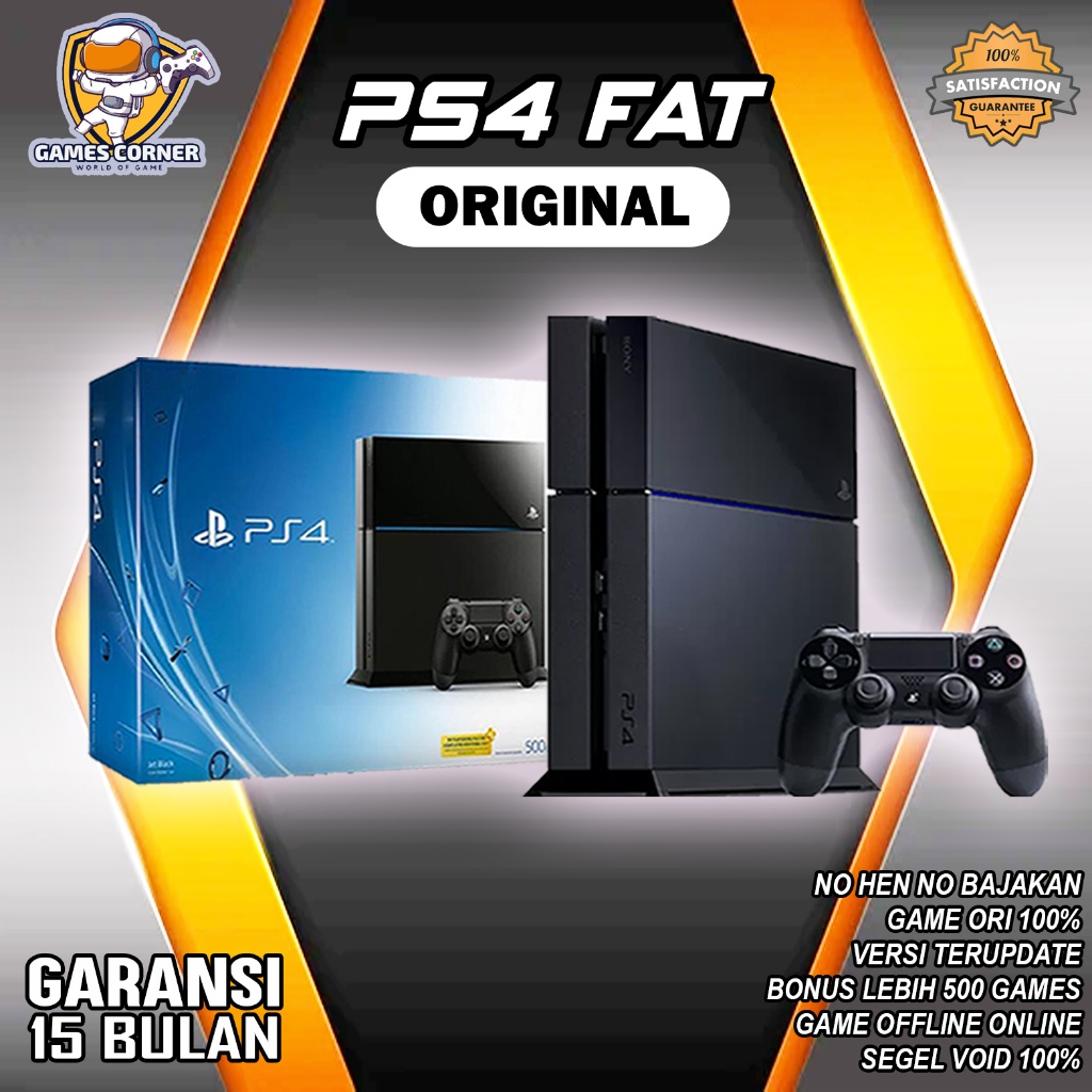 Jual PS4 ORIGINAL FAT SLIM PRO PLAYSTATION PS FREE FULL GAME