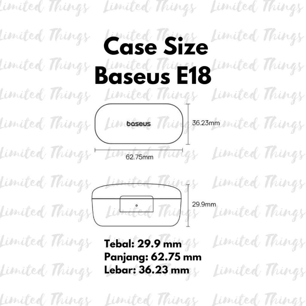 Jual Soft Case Baseus E16 UPGRADED E18 E20 Casing Transparan Aesthetic ...