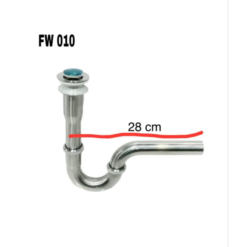 Jual Sifon Angsa / PTrap Wastafel / Pembuangan Stainless Wastafel