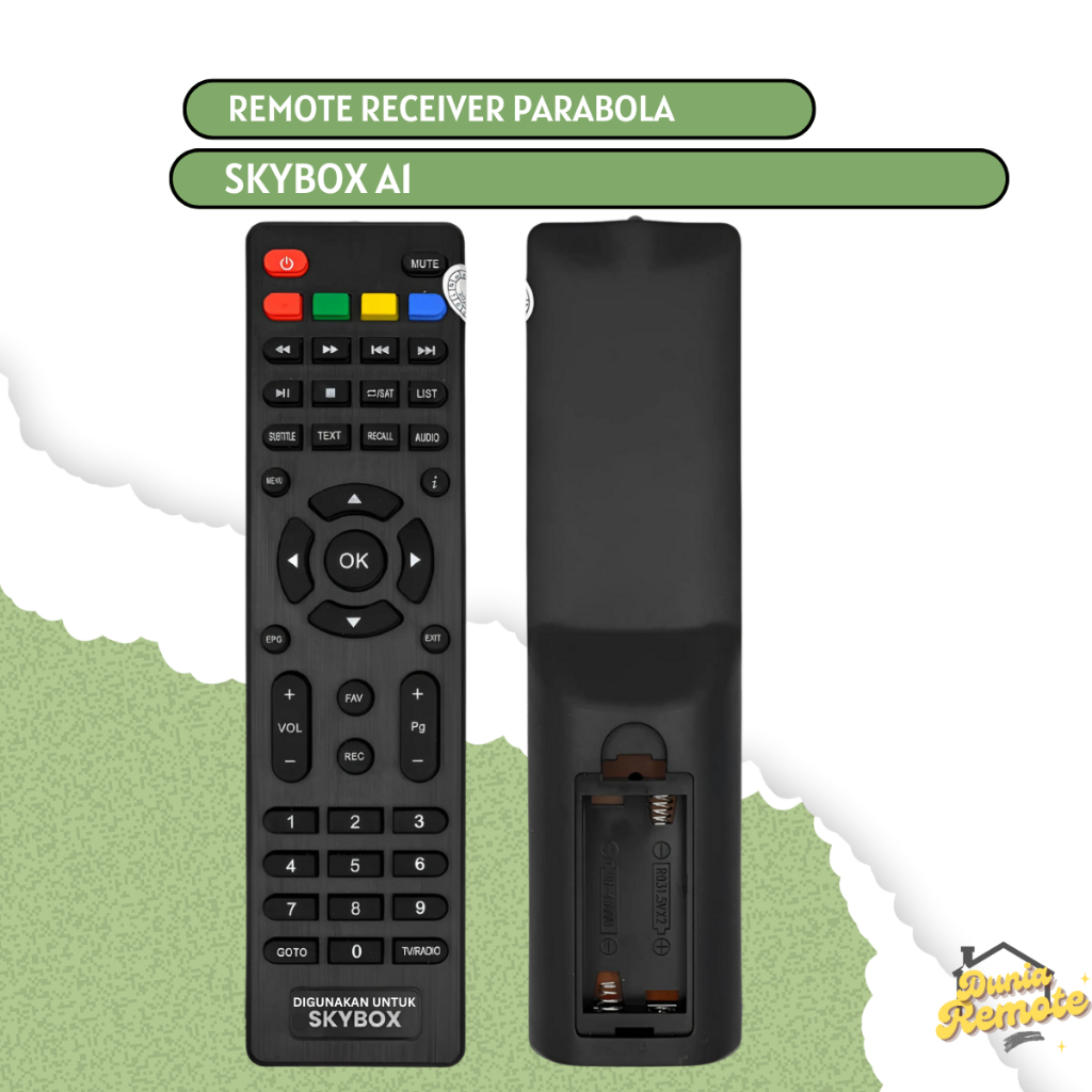 Jual Remot Remote RECEIVER PARABOLA SKYBOX A1 NEW / PLUS | Shopee Indonesia