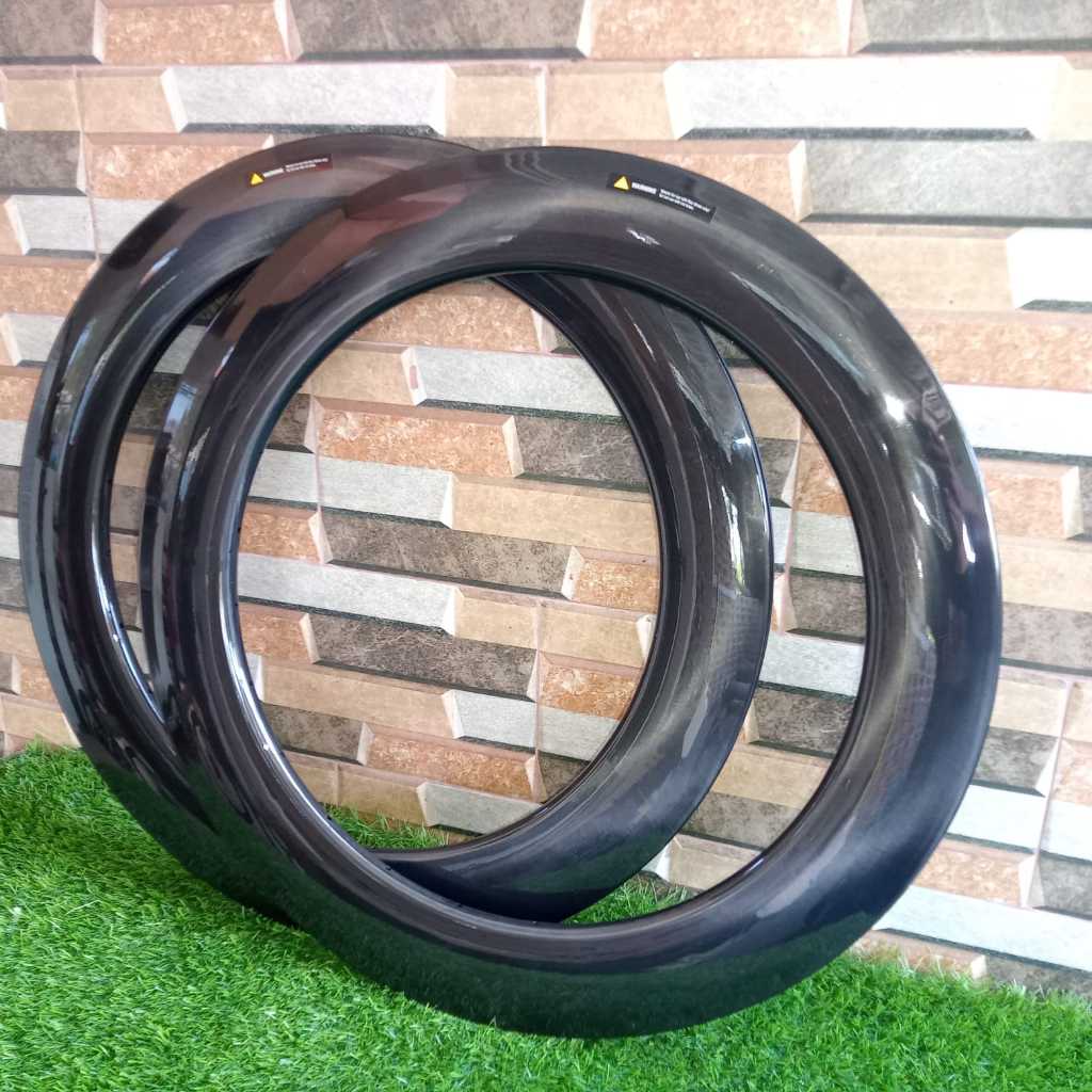 Jual CARBON RIM 700C RIM CARBON 700C RIM CARBON HIGH PROFIL 80 MM ...