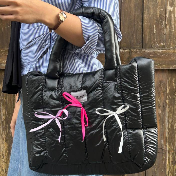 KINAN ||| Tote Bag Puffy - Tas Wanita totebag Shoulder bag Puffy Tas Bahu Bubble Tas kuliah Tote bag Waterproof Anti Air