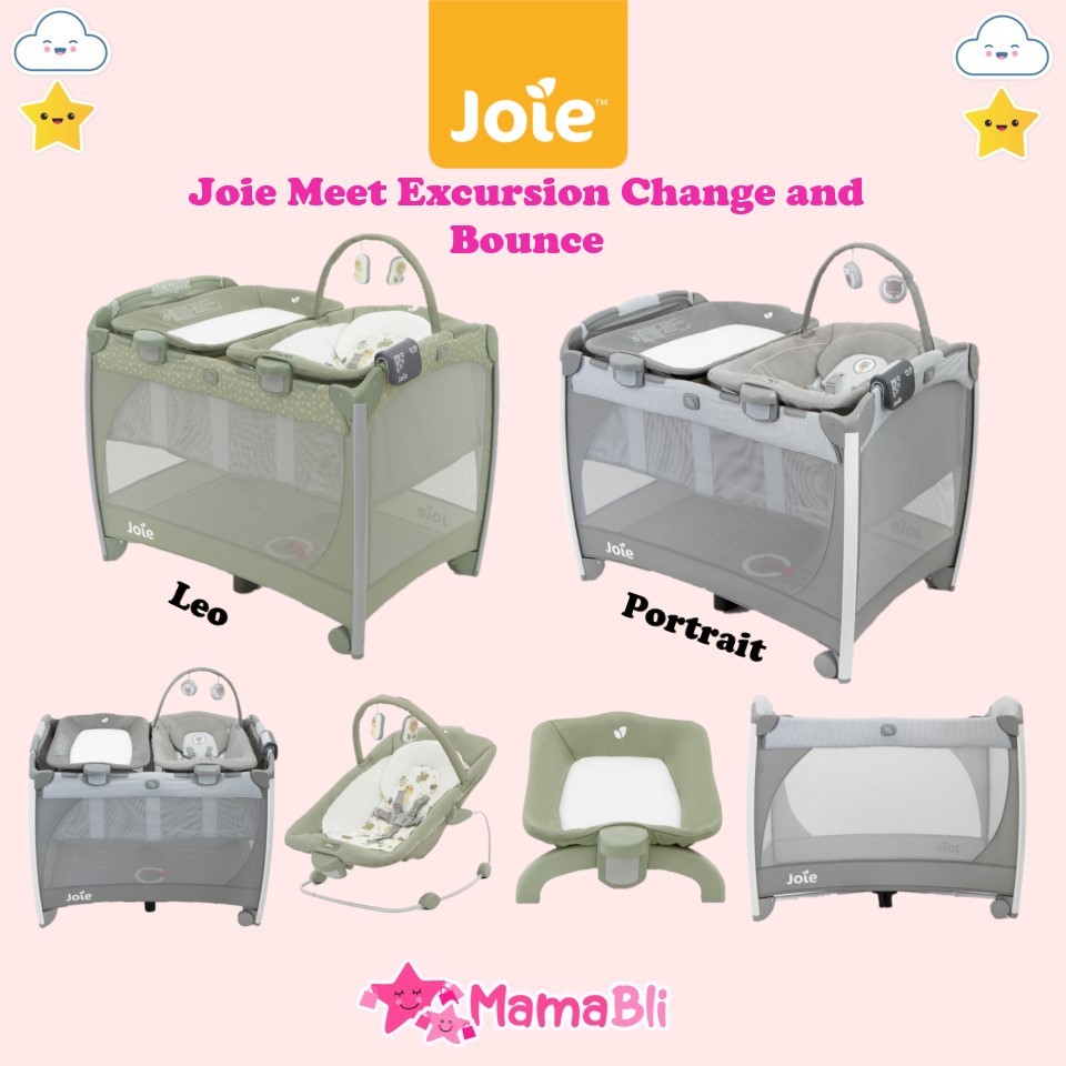 Bounce Joie Baby Bed Joie Commuter Change And Bounce Travel Cot (1