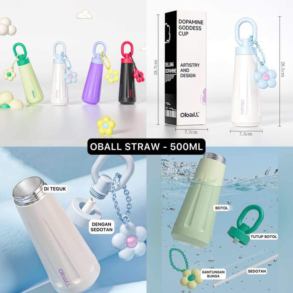 Jual TUMBLER OBALL GODDESS SUS 316 / Tumbler Vacuum Insulated Bottle ...