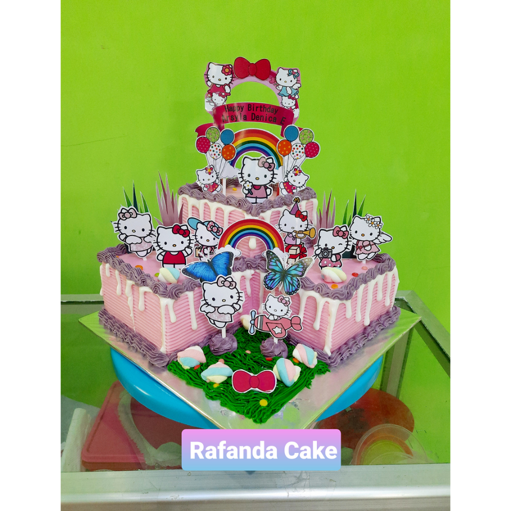 Jual Topper kue ulang tahun hello kitty toper bolu ultah hellokitty ...