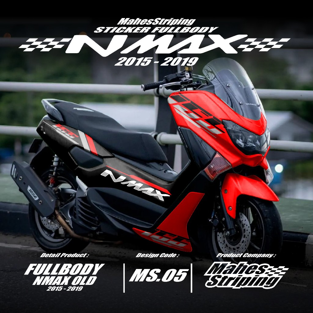 Jual Decal Nmax OLD full body - Sticker Striping Nmax 2015 2016 2017 ...