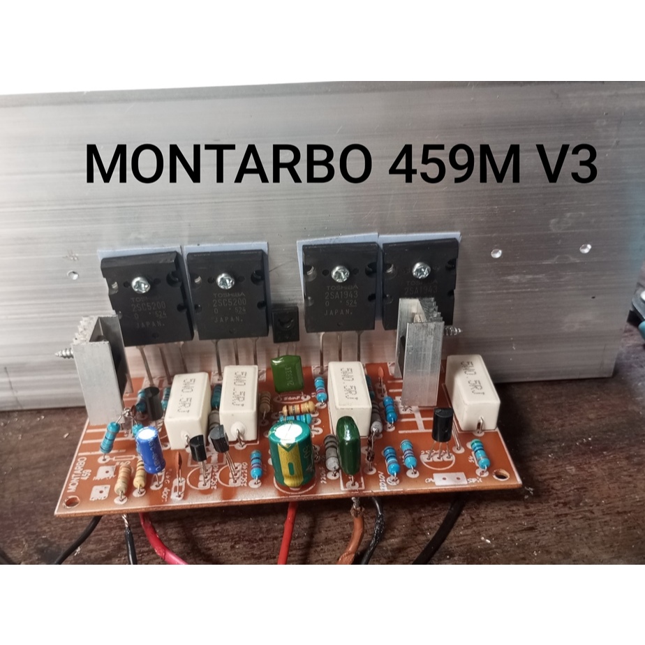 Jual POWER AMPLIFIER 300W MONTARBO 459 KLONING DENGAN SERVO DRIVER