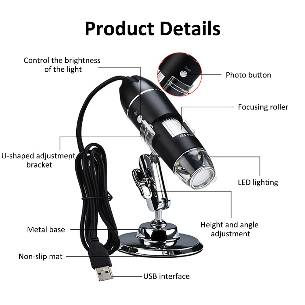 Jual Wuzhi Audio | Microscope Mikroskop USB Digital Zoom Magnifier ...