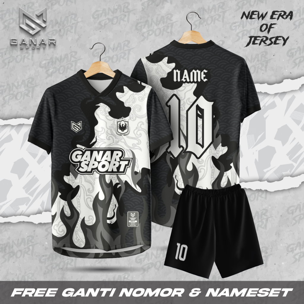 Jual Jersey Sepak Bola Futsal Unisex Full Printing Premium Custom