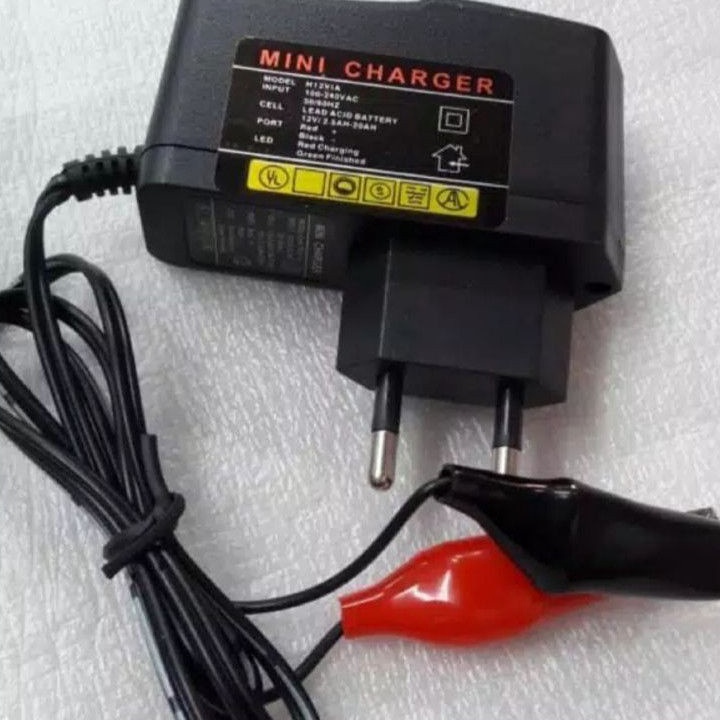 Jual Adaptor charger aki accu 12volt adaptor tester lampu adaptor test ...