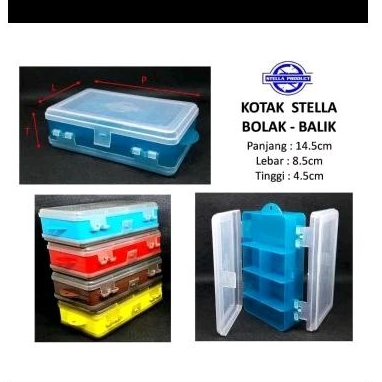 Jual Box / Kotak Pancing Stella Bolak Balik (9x14cm) | Shopee Indonesia