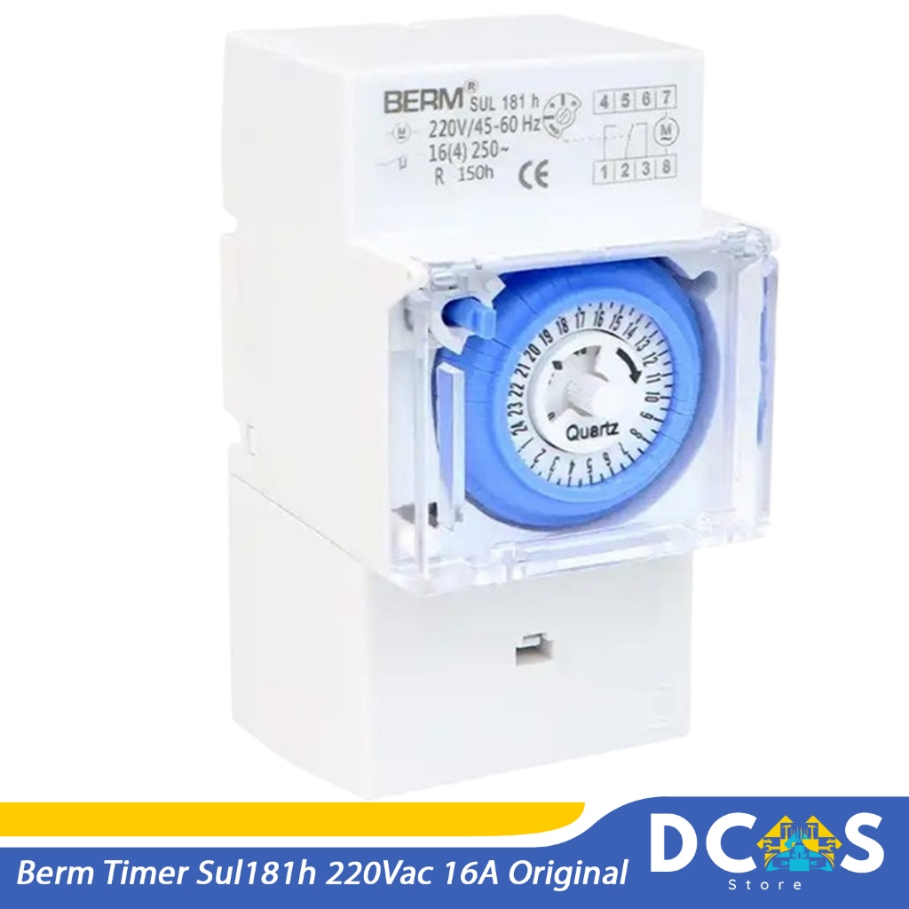 Jual Timer Switch Analog SUL 181H / SUL181H Berm Original Bukan Theben ...