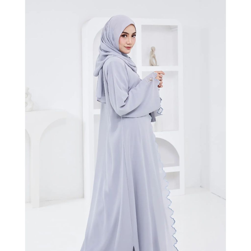 Jual GYORA ABAYA SYARI GAMIS HAJI UMROH HITAM PUTIH TURKEY DRESS ABAYA ...