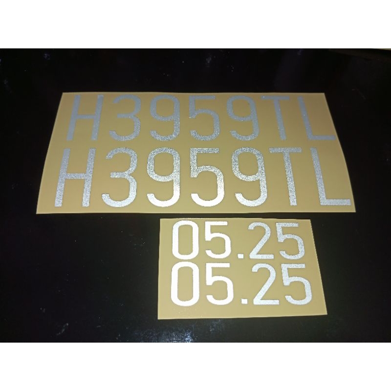 Jual Sticker Plat Nomor Custom | Shopee Indonesia