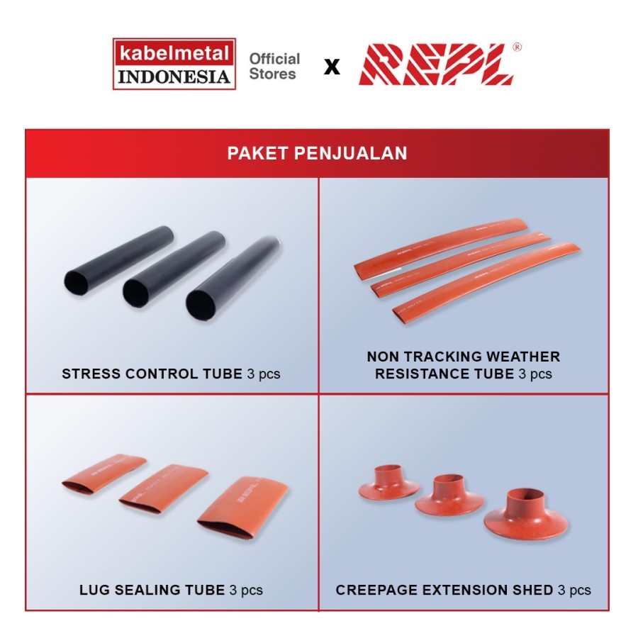 Jual Kabelmetal Indonesia x REPL - Heatshrink Termination (untuk Kabel ...