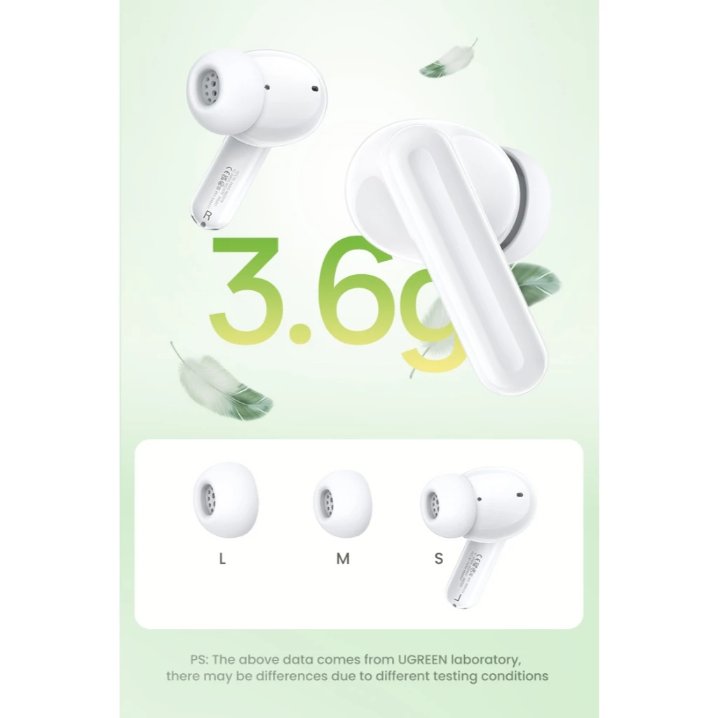 UGREEN Exclusive HiTune P3 Earphone TWS Bluetooth 5.4 Wireless Earbuds 45110