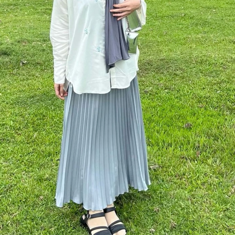 Jual ROK PLISKET WANITA REMAJA DEWASA MUSLIMAH CANTIK PREMIUM HYGET ...