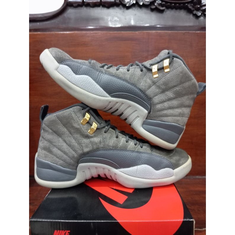 Retro 12 grey suede sales