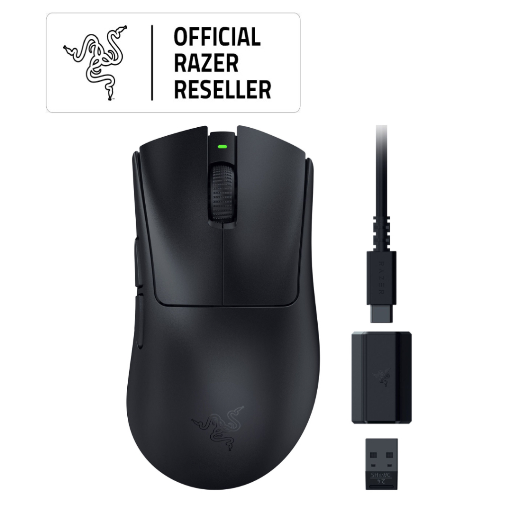 Jual Razer Deathadder V3 Hyperspeed - Ultralight Wireless Ergonomic ...
