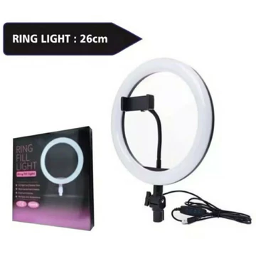 Lampu RingLight 26cm Selfie Vlogger Make Up Live Streaming Tiktok